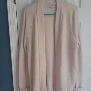 Cream cardigan sweater